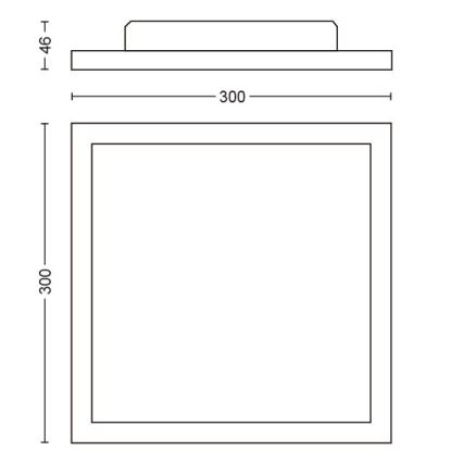 Philips - LED Prigušivi nadgradni panel Hue AURELLE LED/28W/230V