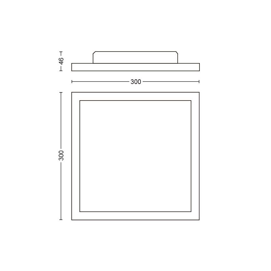 Philips 32161/31/P5 - LED Ugradbeni panel za prigušivanje HUE AURELLE LED/28W/230V