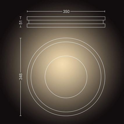 Philips - LED Prigušiva svjetiljka Hue BEING LED/27W/230V + DU