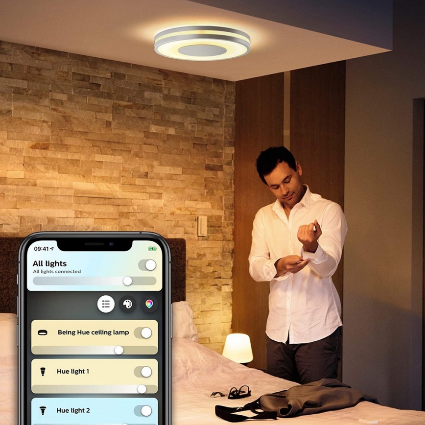 Philips - prigušivo LED svjetlo Hue BEING LED/27W/230V + daljinski upravljač