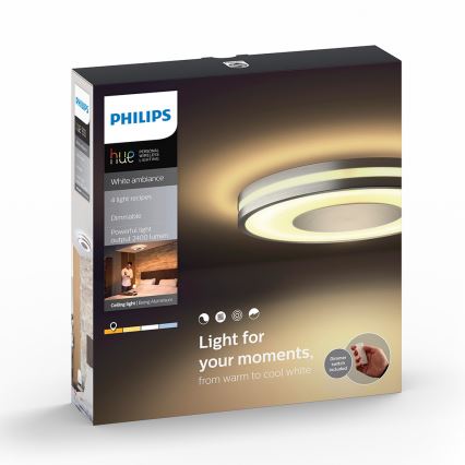 Philips 32610/48/P7 - LED stropna svjetiljka za prigušivanje BEING HUE LED/32W/230V