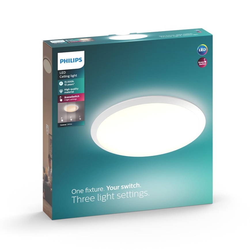 Philips 32809/31/P3 - LED Prigušiva stropna svjetiljka CANAVAL LED/18W/230V