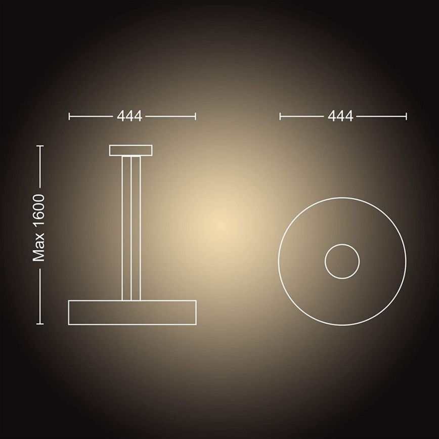 Philips - LED Prigušivi luster na sajli Hue FAIR LED/33,5W/230V + DU