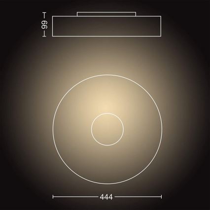 Philips - LED prigušivo Hue FAIR LED/33,5W/230V + daljinski upravljač
