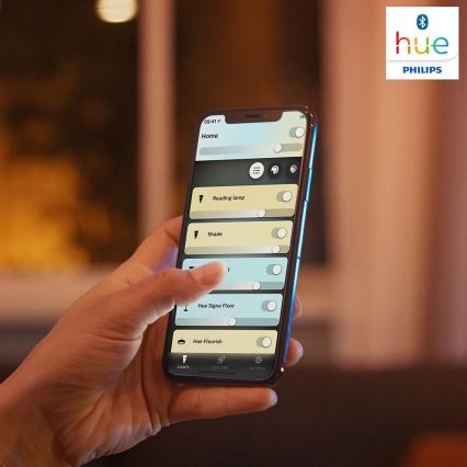 Philips - LED prigušivačka svjetiljka Hue WELLNESS 1xE27/8,5W/230V + daljinski upravljač