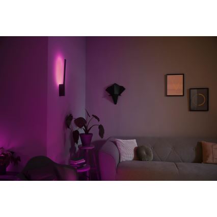 Philips - LED RGBW Prigušiva zidna svjetiljka Hue LIANE White And Color Ambiance 1xLED/12W/230V