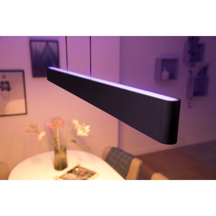 Philips -  LED RGBW Prigušivi luster na sajli Hue ENSIS White And Color Ambiance 2xLED/39W/230V