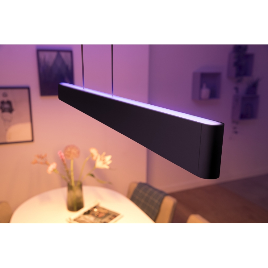 Philips -  LED RGBW Prigušivi luster na sajli Hue ENSIS White And Color Ambiance 2xLED/39W/230V