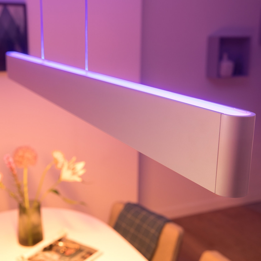 Philips - LED RGBW Prigušivi luster na sajli Hue ENSIS White And Color Ambiance 2xLED/39W/230V