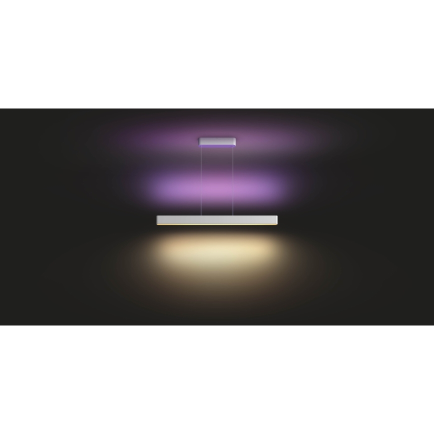 Philips - LED RGBW Prigušivi luster na sajli Hue ENSIS White And Color Ambiance 2xLED/39W/230V