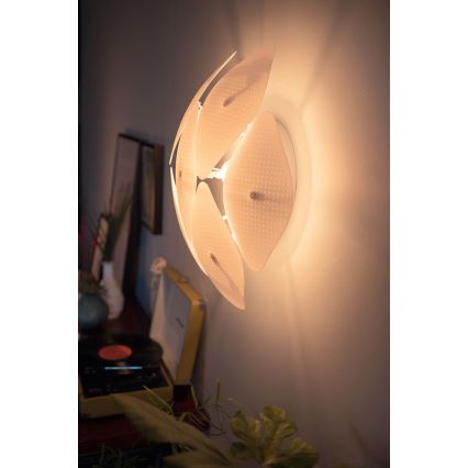 Philips 40963/31/PN - Zidna svjetiljka MYLIVING CHIFFON 1xE27/60W/230V