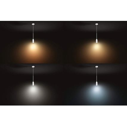 Philips - LED Prigušivi luster na sajli Hue DEVOTE 1xE27/9,5W/230V