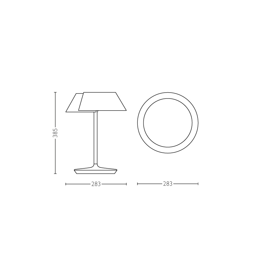 Philips 49023/31/P1 - LED Prigušiva stolna lampa INSTYLE NONAGON 1xLED/7W/230V