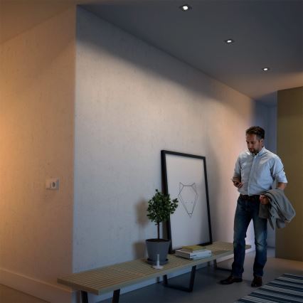 Philips 50123/87/P0 - SET 3x LED Prigušiva ugradbena svjetiljka CASEMENT LED/4,5W/230V