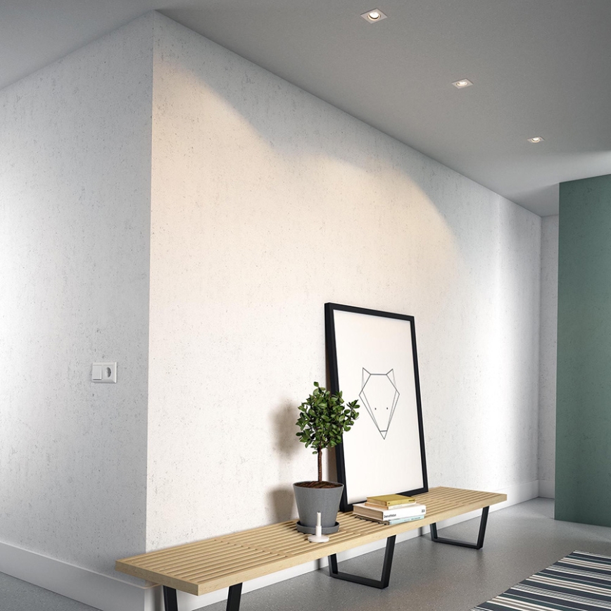 Philips - KOMPLET 3x ugradnih svjetiljki 1xGU10/5,5W/230V