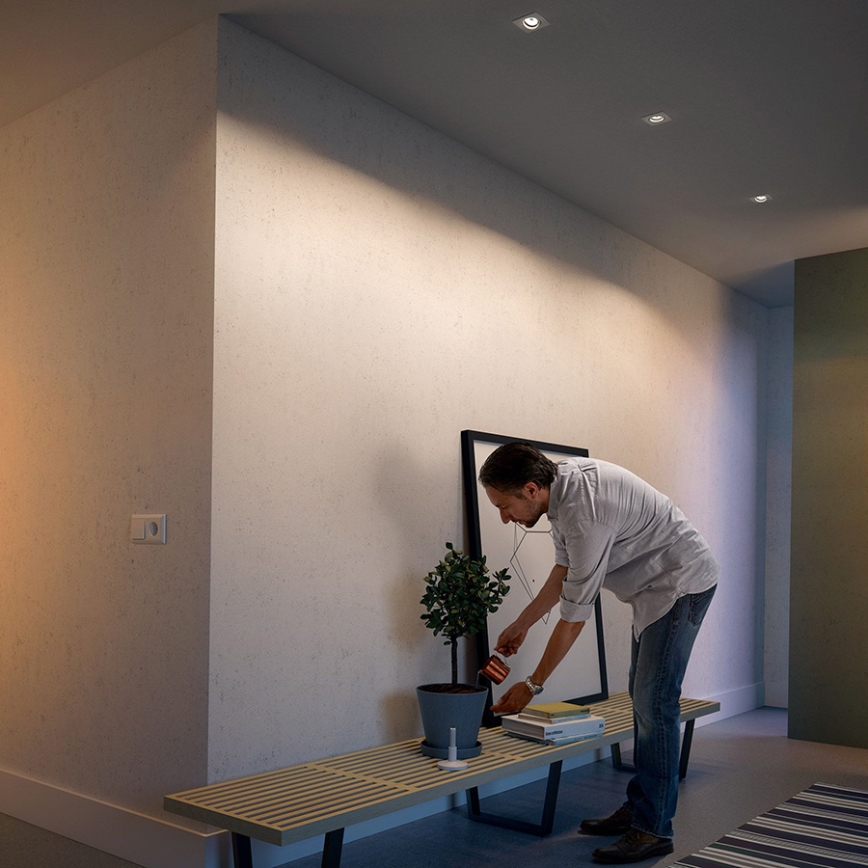 Philips - KOMPLET 3x ugradnih svjetiljki 1xGU10/5,5W/230V