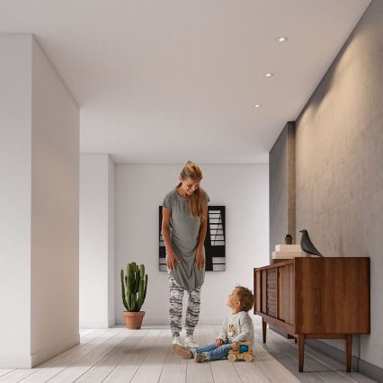 Philips 50393/31/PN - SET 3x Ugradna svjetiljka DONEGAL 3xGU10/5,5W/230V