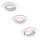 Philips 50393/31/PN - Set od 3 ugradne stropne svjetiljke DONEGAL, 1x GU10/5,5W/230V