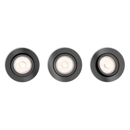 Philips - SET 3x Ugradna svjetiljka 1xGU10/5,5W/230V