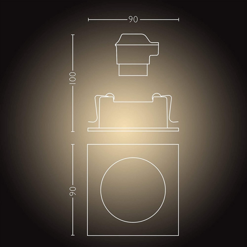 Philips  - LED Prigušiva svjetiljka Hue MILLISKIN 1xGU10/5W/230V