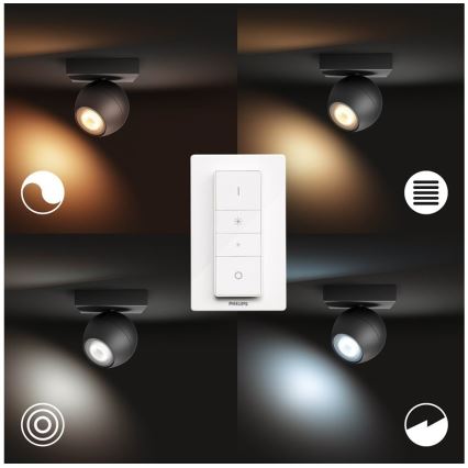 Philips - LED Prigušiva reflektorska svjetiljka Hue BUCKRAM 1xGU10/5W/230V