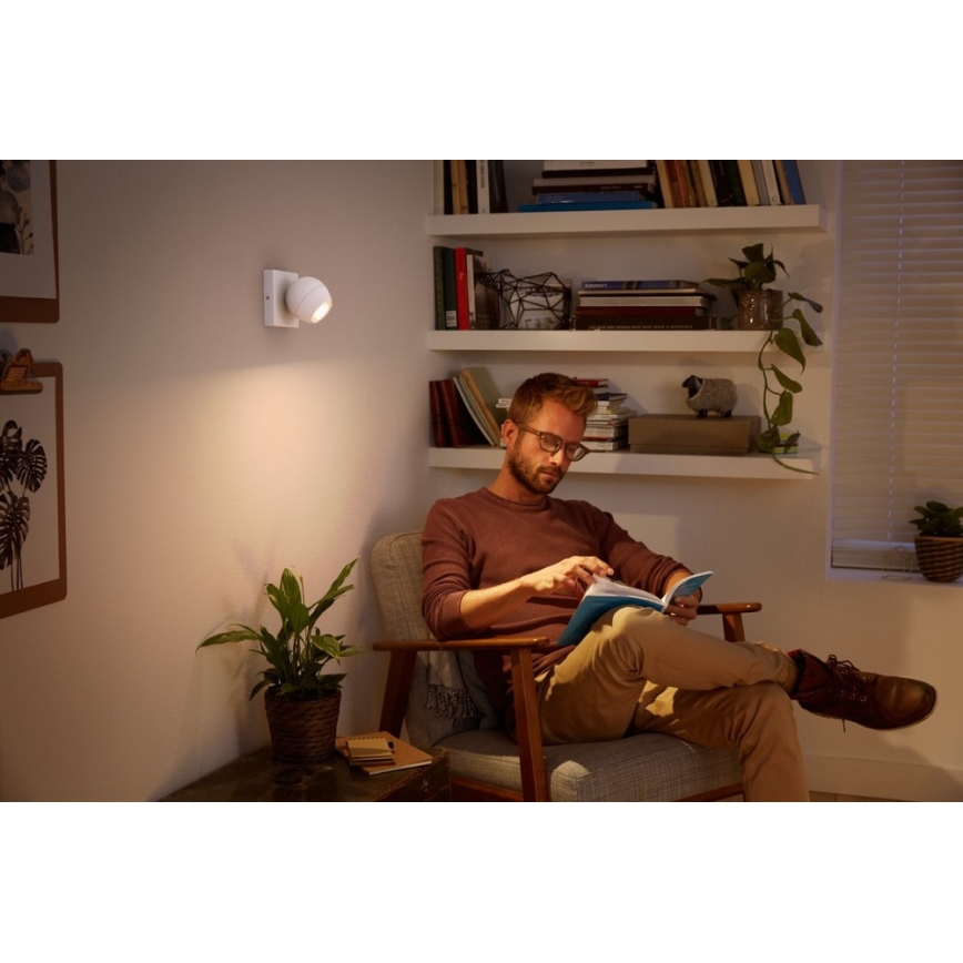 Philips - LED Prigušiva reflektorska svjetiljka Hue BUCKRAM 1xGU10/5W/230V