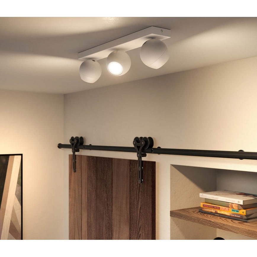 Philips - LED prigušivačka točkastog svjetla Hue BUCKRAM 3xGU10/5W/230V + daljinski upravljač