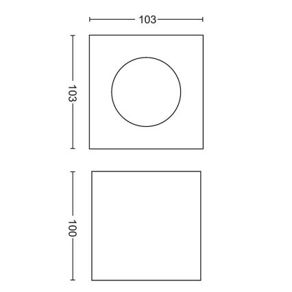 Philips - LED Prigušiva reflektorska svjetiljka 1xLED/4,5W/230V