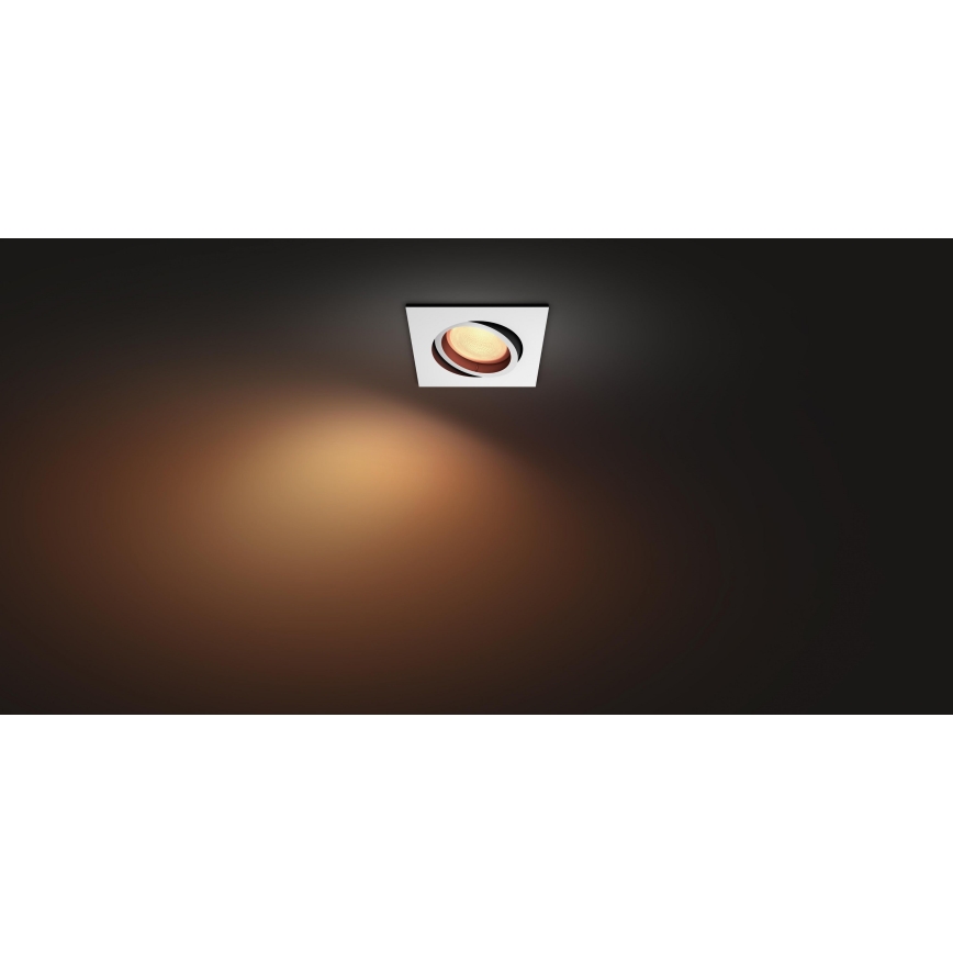 Philips - LED RGB Prigušiva ugradbena svjetiljka Hue CENTURA 1xGU10/5,7W/230V