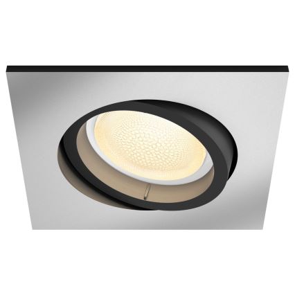 Philips - LED RGBW Prigušiva ugradbena svjetiljka Hue CENTURA 1xGU10/5,7W/230V