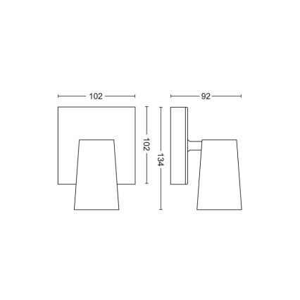 Philips - Reflektorska svjetiljka 1xGU10/5,5W/230V