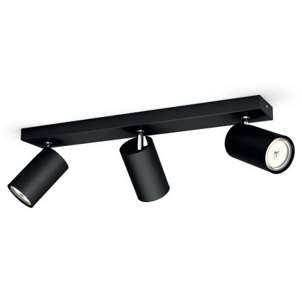 Philips 50593/30/PN - Stropna svjetiljka MYLIVING KOSIPO 3xGU10/10W/230V