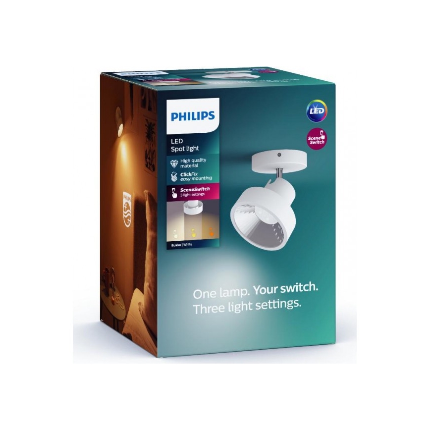 Philips 50601/31/P0 - LED Reflektorska svjetiljka BUKKO LED/4,5W/230V