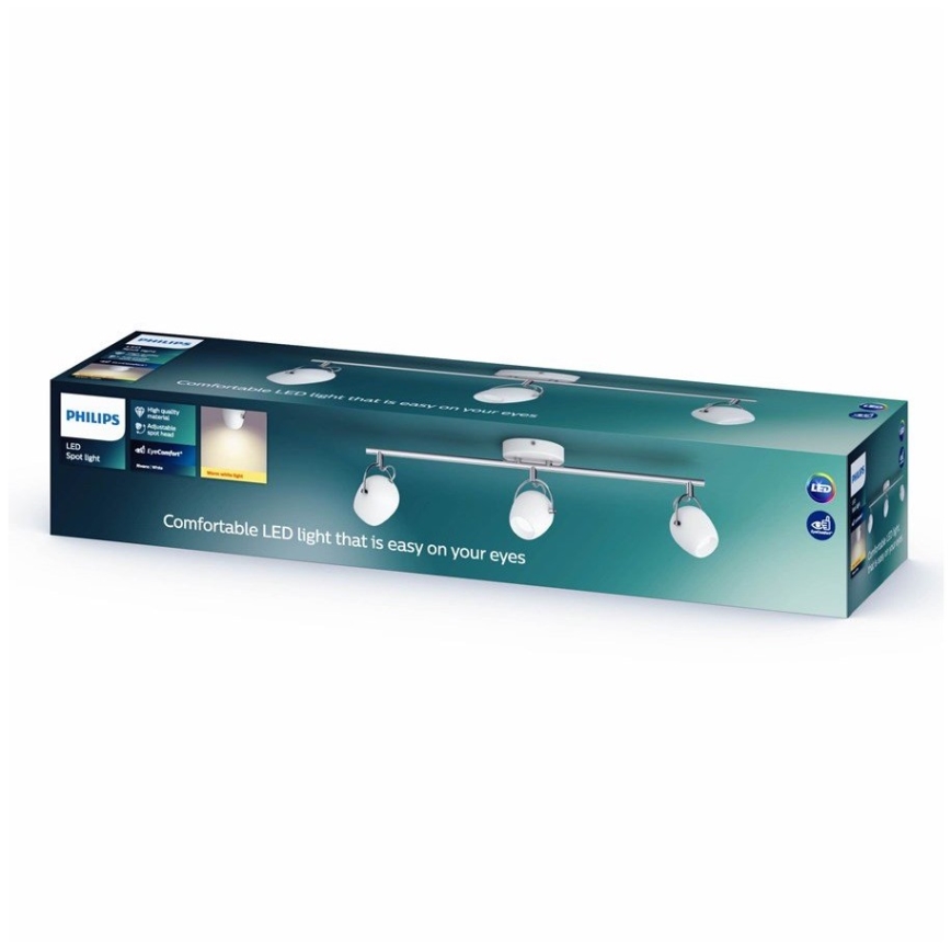 Philips 50613/31/P0 - LED Reflektorska svjetiljka RIVANO 3xLED/4,3W/230V