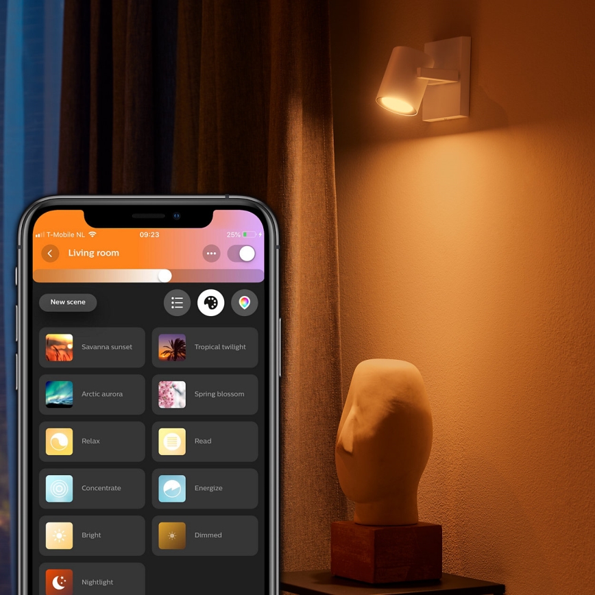 Philips - LED RGBW Prigušiva reflektorska svjetiljka Hue ARGENA 1xGU10/5,7W/230V