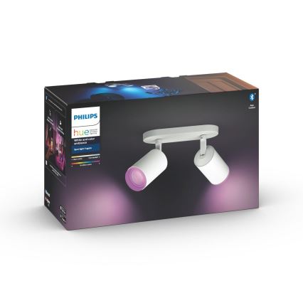 Philips - LED RGBW Prigušiva reflektorska svjetiljka Hue FUGATO 2xGU10/5,7W/230V