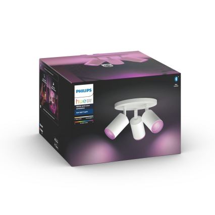 Philips - LED RGBW Prigušiva reflektorska svjetiljka Hue FUGATO 3xGU10/5,7W/230V