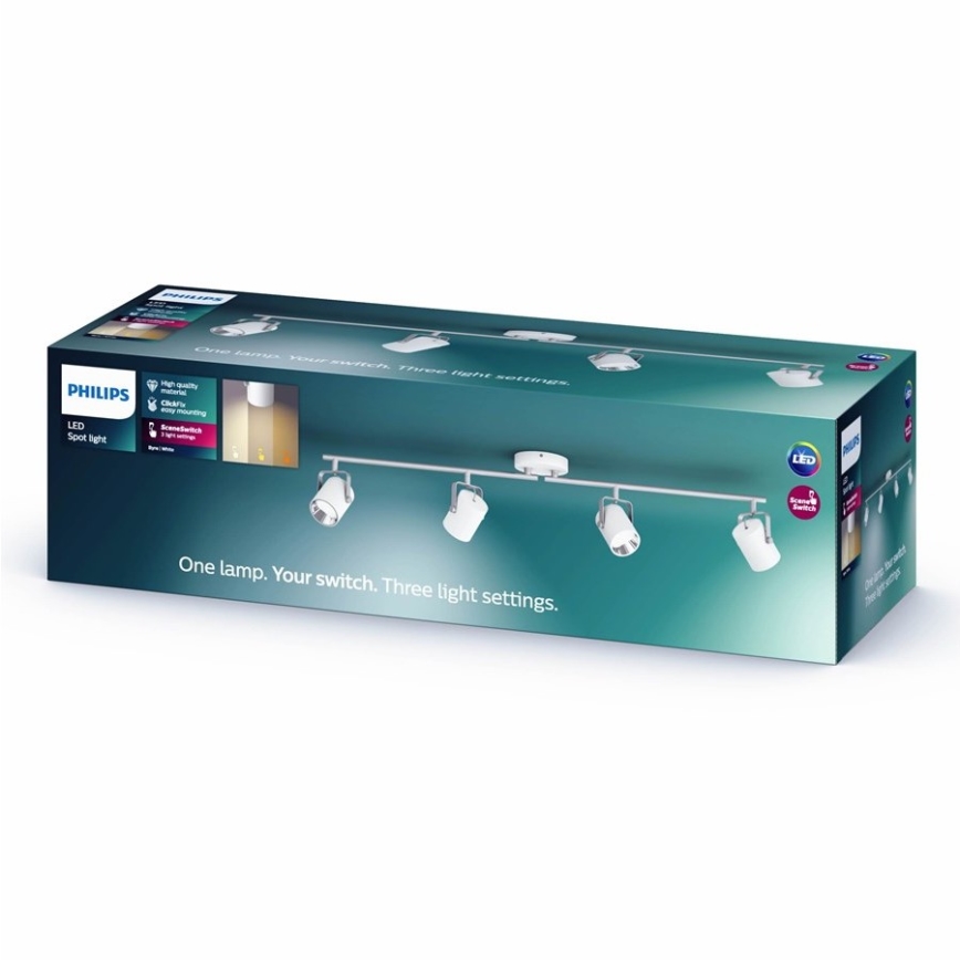 Philips - LED Reflektorska svjetiljka 4xLED/4,3W/230V 2200/2500/2700K