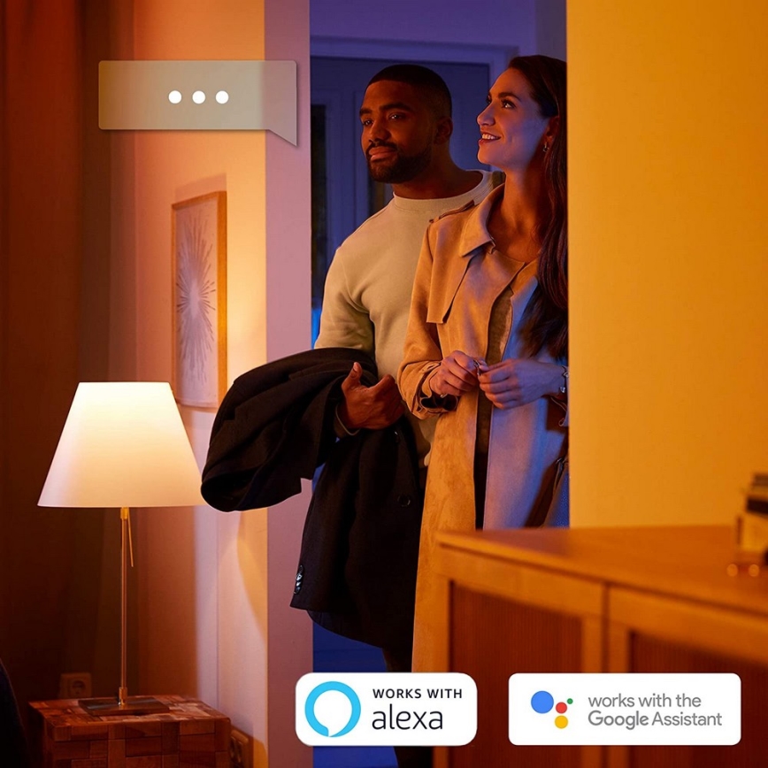 Philips - LED prigušivo svjetlo Hue RUNNER 1xGU10/5W/230V + daljinski upravljač
