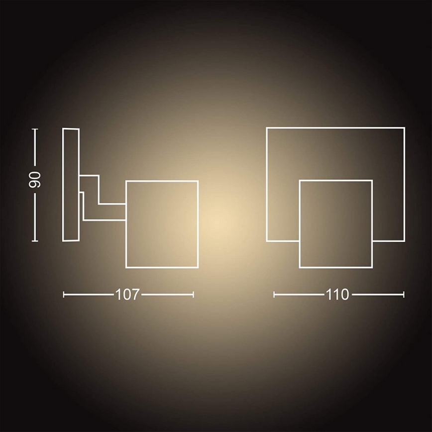 Philips - LED prigušivo svjetlo Hue RUNNER 1xGU10/5W/230V + daljinski upravljač