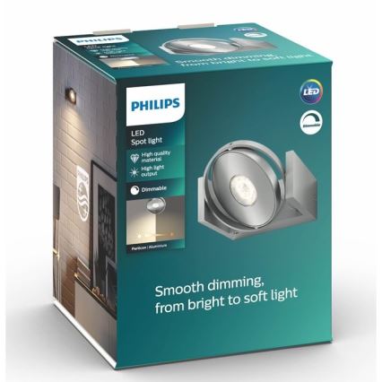 Philips 53150/48/P0 - LED Prigušiva zidna svjetiljka PARTICON LED/4,5W/230V