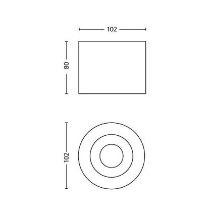 Philips - LED Prigušiva reflektorska svjetiljka 1xLED/4,5W/230V