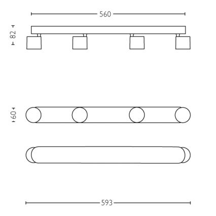 Philips - LED Prigušiva reflektorska svjetiljka 4xLED/4,5W/230V