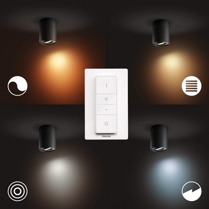 Philips - LED Prigušiva reflektorska svjetiljka Hue PILLAR 1xGU10/5W/230V + daljinski upravljač