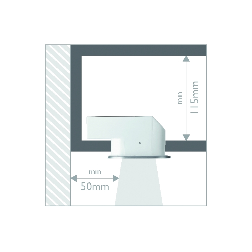Philips 57955/48/16 - Ugradne svjetiljke za kupaonicu MYLIVING HUDDLE 1xE27/12W