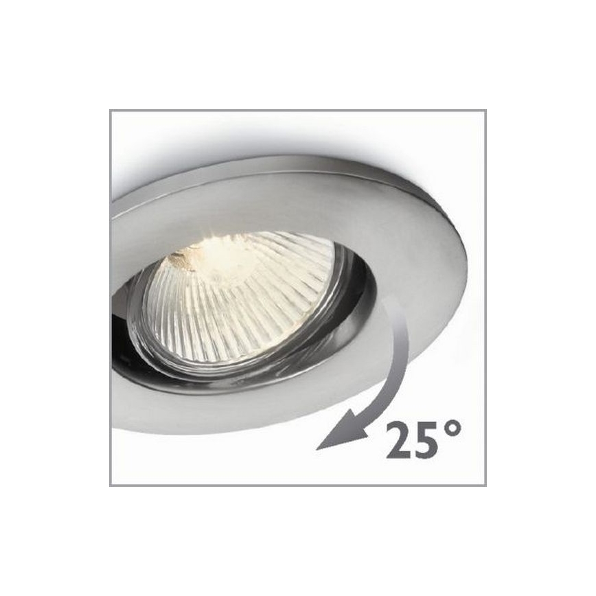 Philips 57959/17/PN - Ugradna svjetiljka AGENA 1xGU10/35W/230V