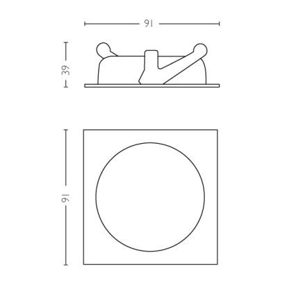 Philips 59006/11/P0 - LED Svjetiljka za kupaonicu MYBATHROOM DREAMINESS 1xLED/4,5W IP65