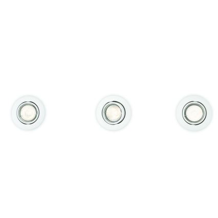 Philips 59243/31/E7 - SET 3x Ugradbena svjetiljka ENIF 1xGU10/50W/230V