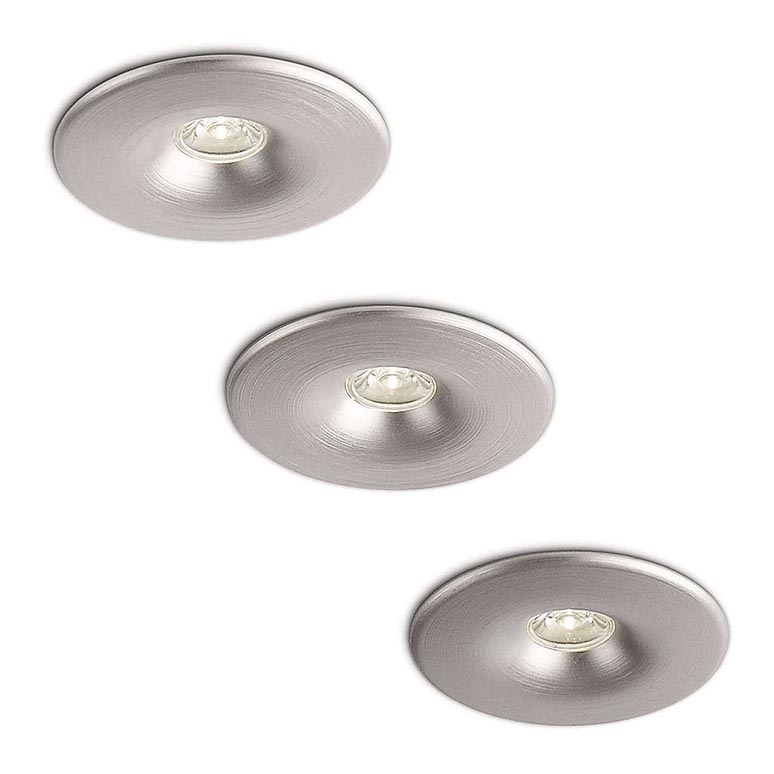 Philips 59843/48/16 - SET 3x LED ugradbena kupaonska svjetiljka MEROPE 3xLED/2W