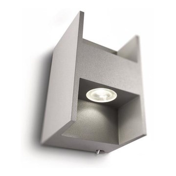 Philips 69087/87/16 - LED Zidna svjetiljka MYLIVING METRIC 2xLED/2,5W/230V